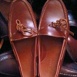 Cole Haan Men's Tan Leather Loafers